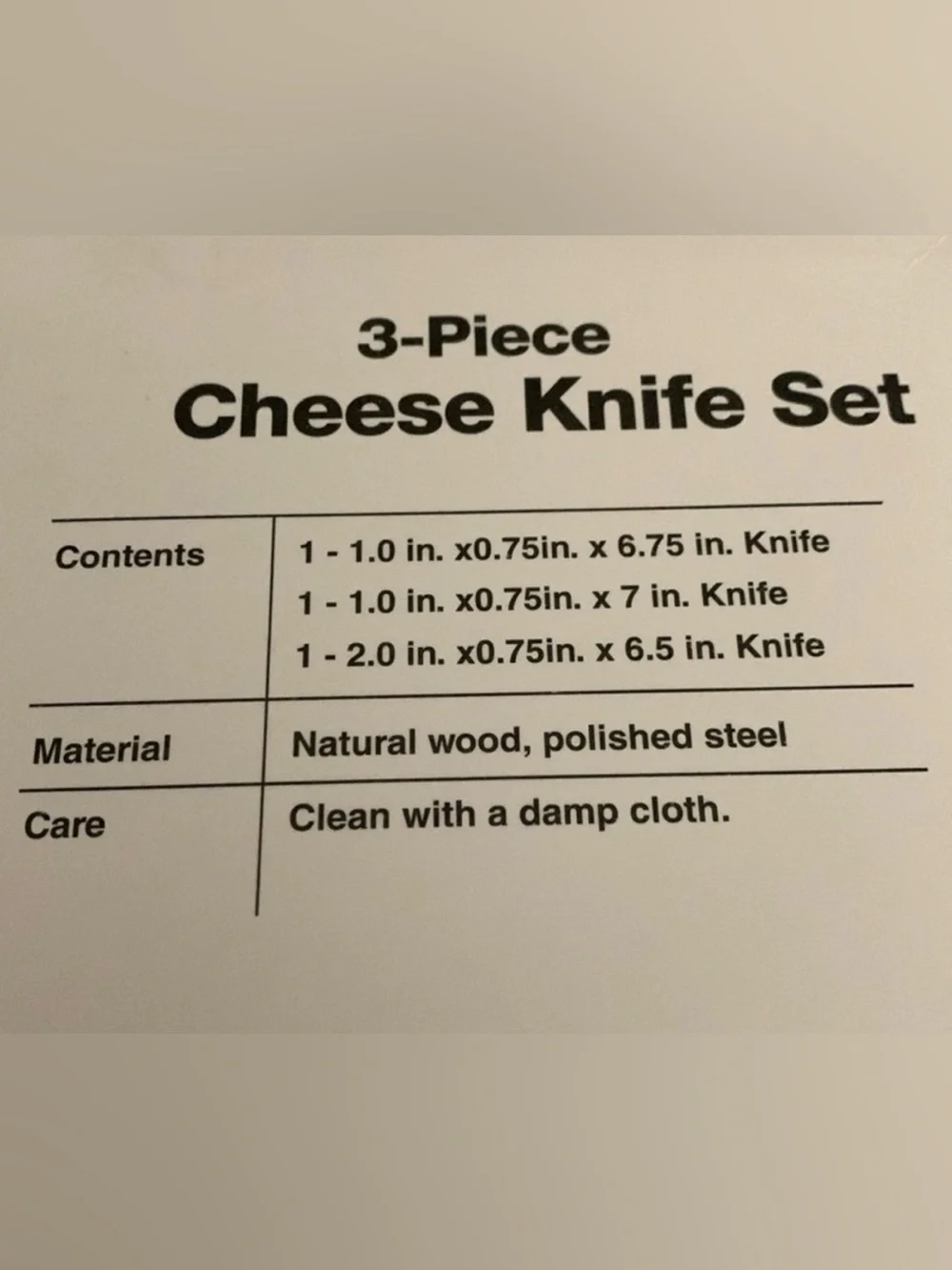 💙Macy’s The Cellar 3-Piece Cheese Knife Set